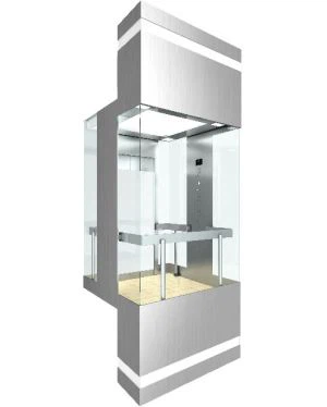 grote glazen lift